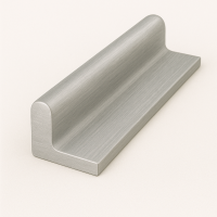 Дюралевый полособульб 4х17х70 мм Д16М несимметричный