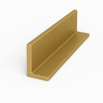 Латунный профиль Г-образный 25 мм ЛС59-1 в наличии в Набережных Челнах