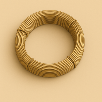 Латунная проволока тянутая 0,4 мм Л63 ГОСТ 1066-2015 в наличии в Набережных Челнах