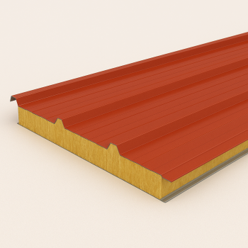 Кровельная сэндвич-панель МВ 100х1000(1000) мм мышино-серая в наличии в Набережных Челнах