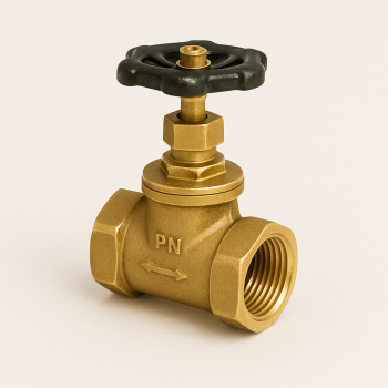 Клапан обратный латунный муфтовый пружинный ДУ 15 в наличии в Набережных Челнах